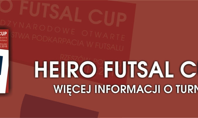 Pierwsze zgłoszenia do 11. Heiro Futsal Cup