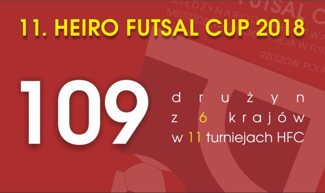 109. zespołów zagrało w Heiro Futsal Cup