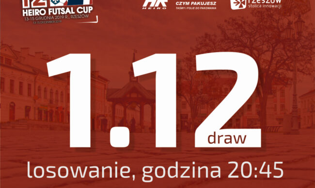 Heiro Futsal Cup: Losowanie grup 1 grudnia. Zagra 42 zespoły.