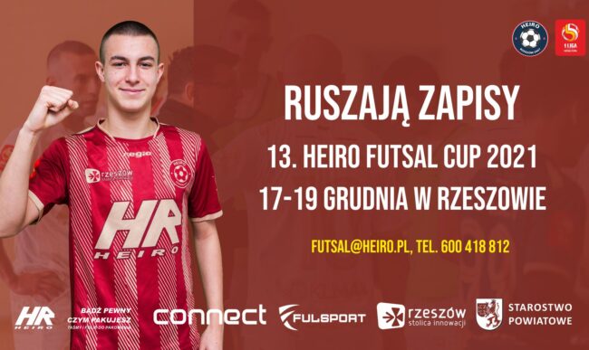 Ruszyły zapisy do 13. Heiro Futsal Cup 2021