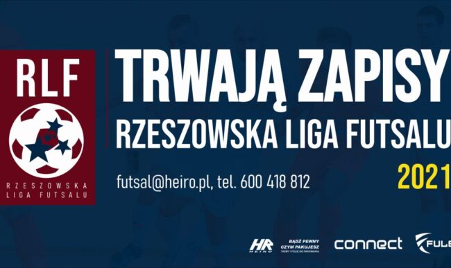 Rzeszowska Liga Futsalu 2021. Trwają zapisy.